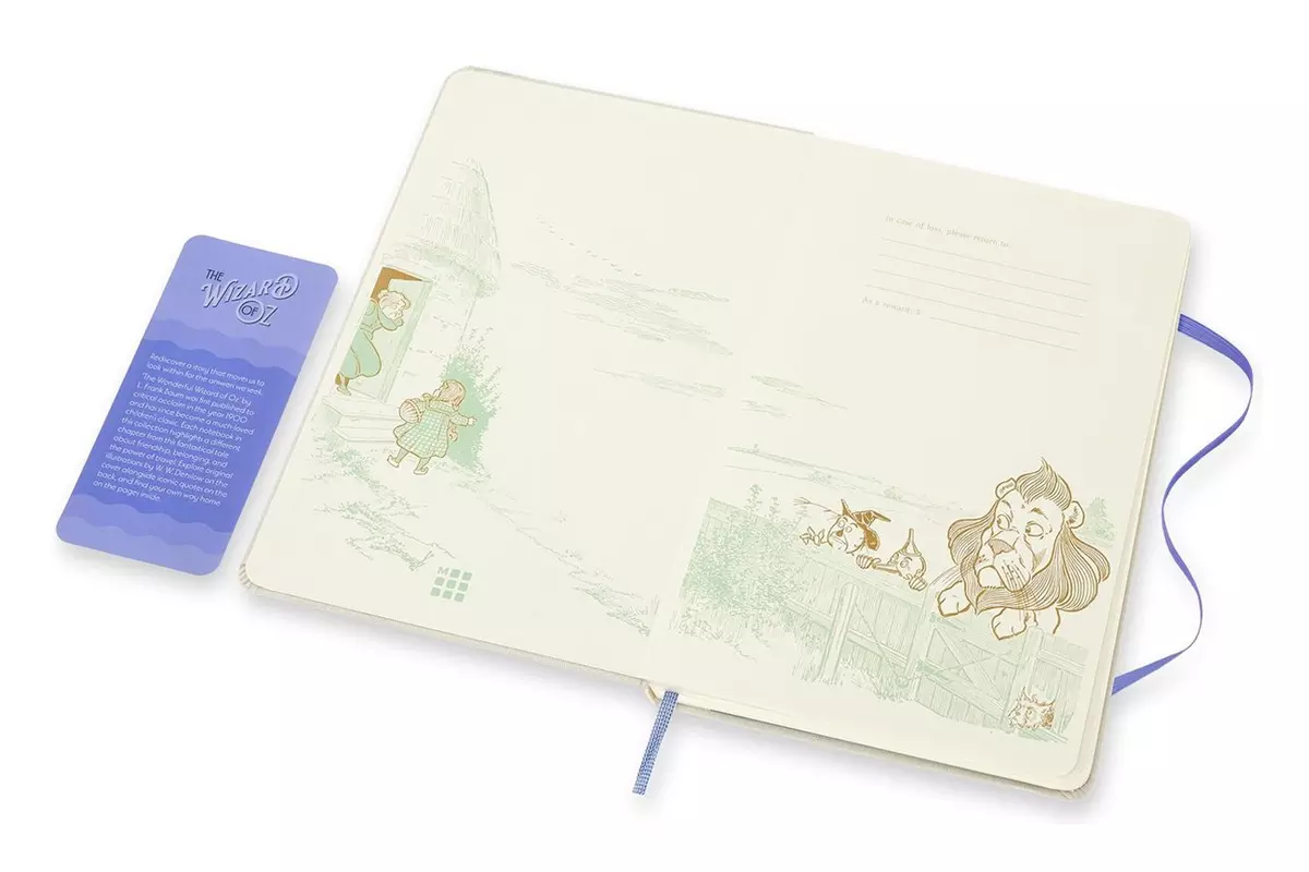 Een Moleskine Limited Edition Wizard Of Oz XII Notebook Plain Hardcover Large koop je bij Moleskine.nl